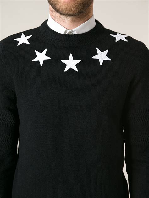 givenchy star sweater|givenchy jumper men's.